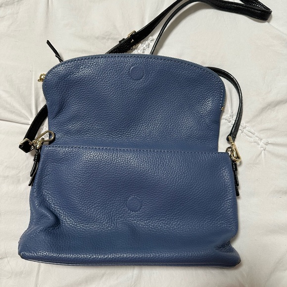 Kate Spade Blue and Cream Crossbody Purse - Picture 3 of 8
